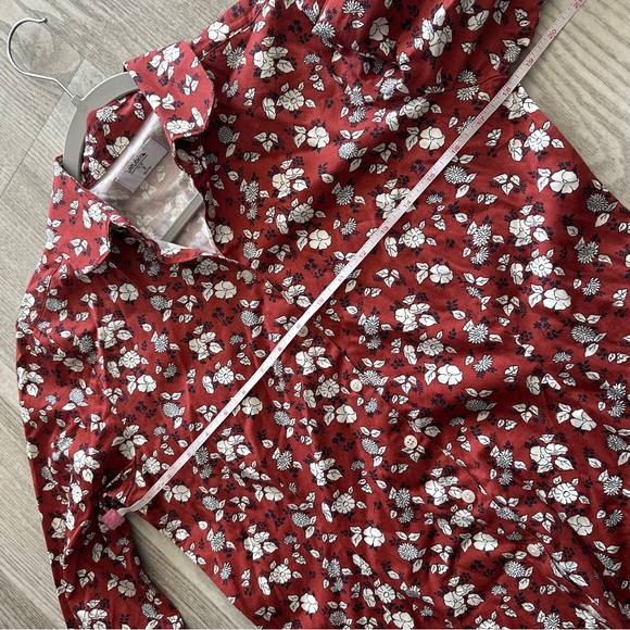 UNTUCKit Rust Floral Long Sleeve Mini Dress 2 - Picture 10 of 12